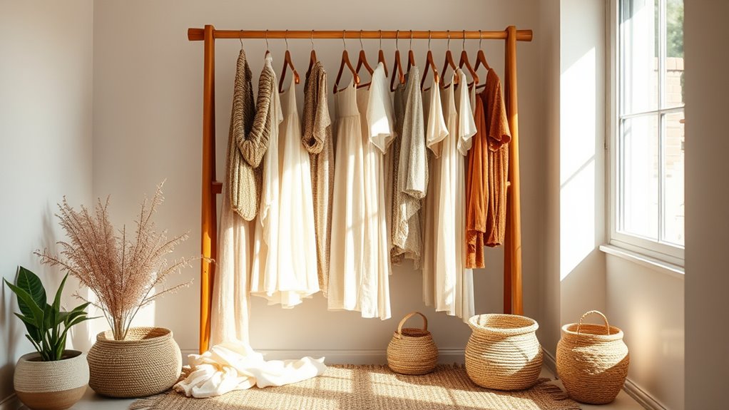 cohesive minimalist boho wardrobe