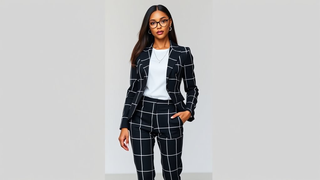 cohesive monochrome outfit styling