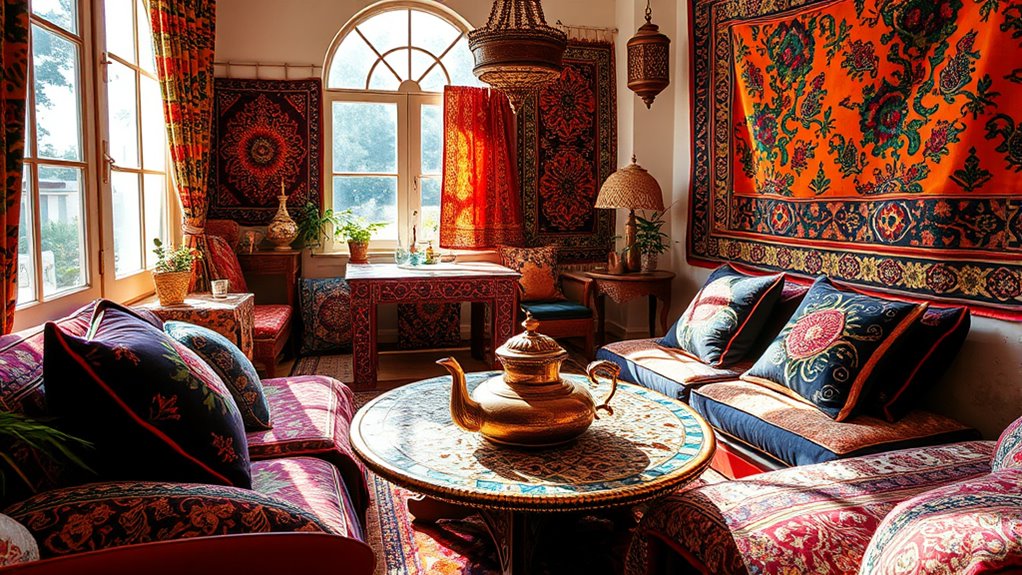 colorful patterned handcrafted decor