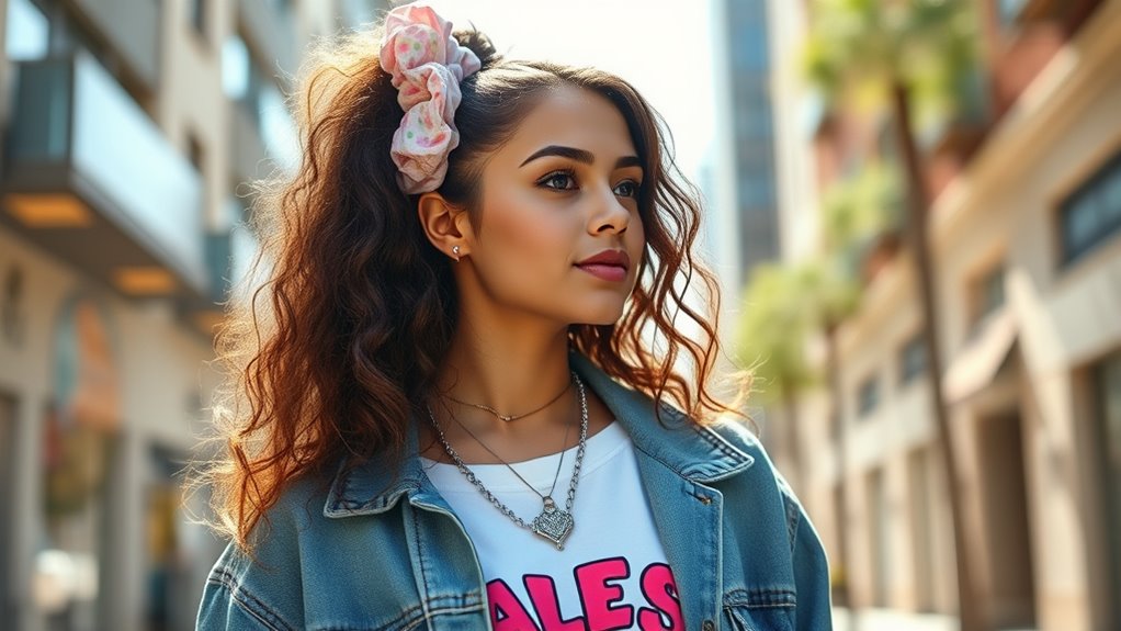 colorful retro sustainable hair accessories