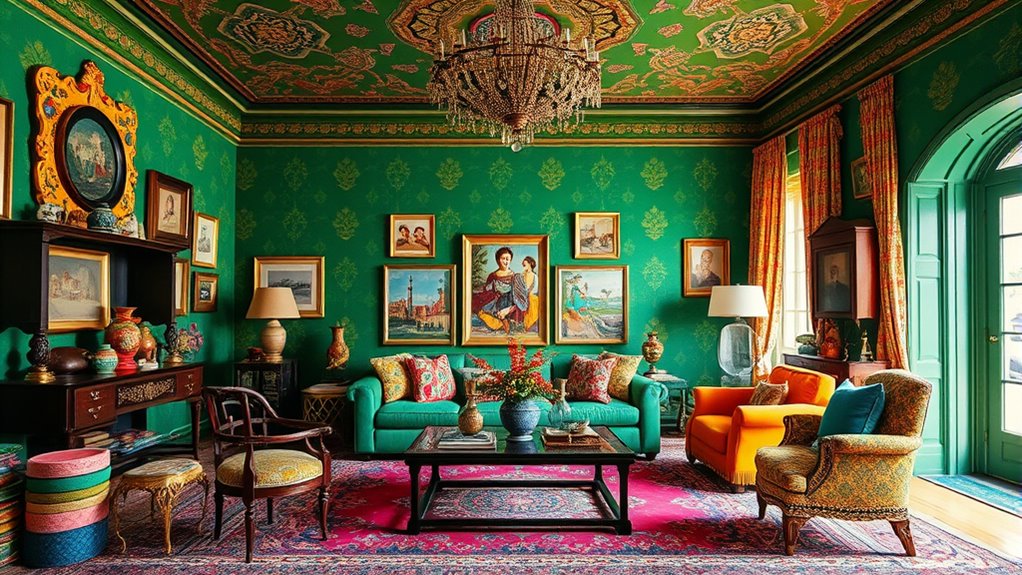 create cohesive maximalist decor