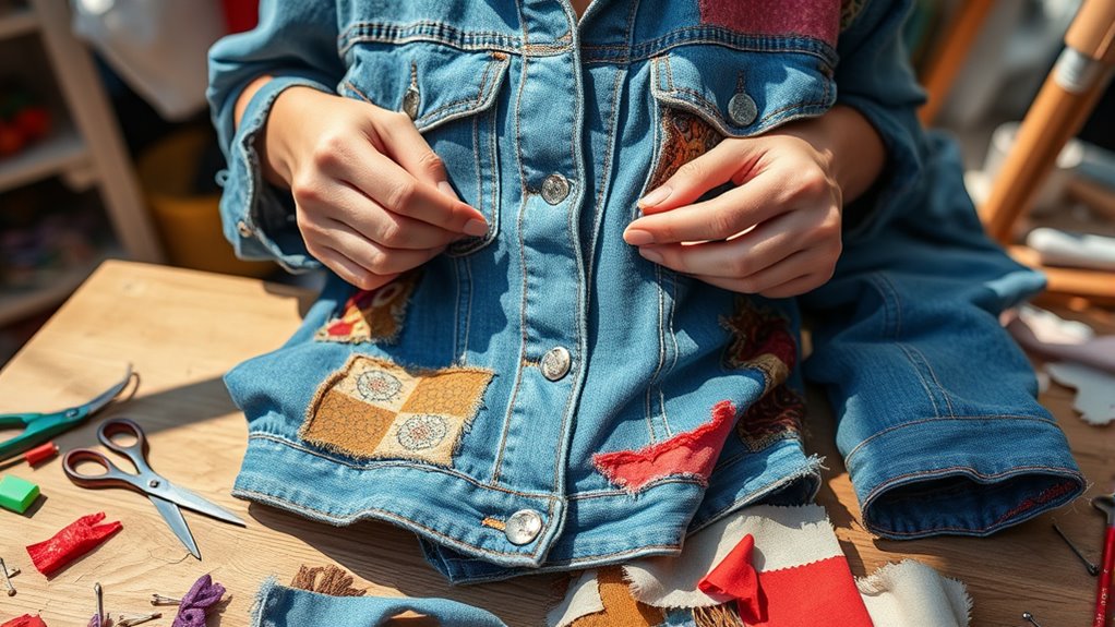 create sustainable patchwork fashion