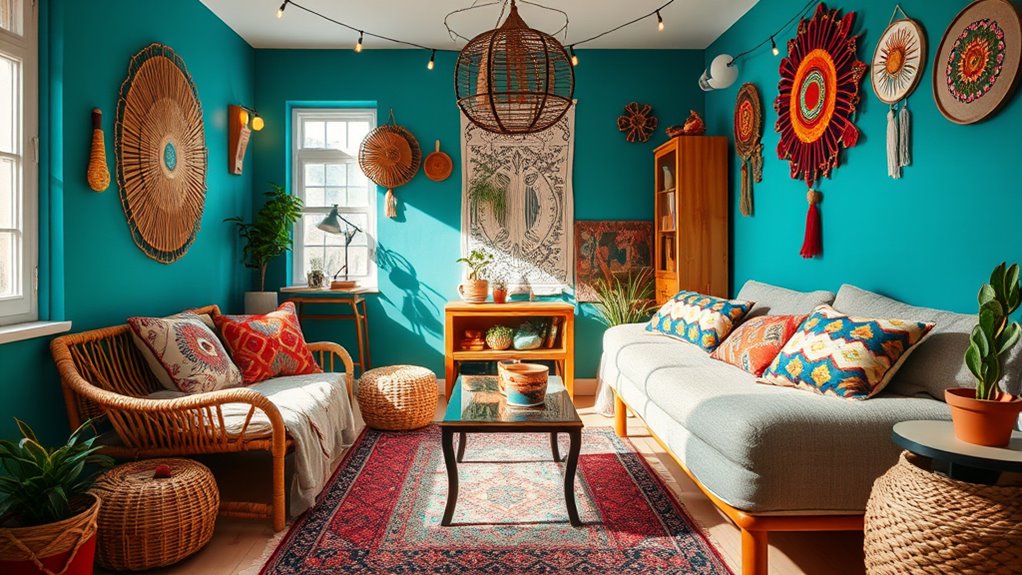 create vibrant accent walls