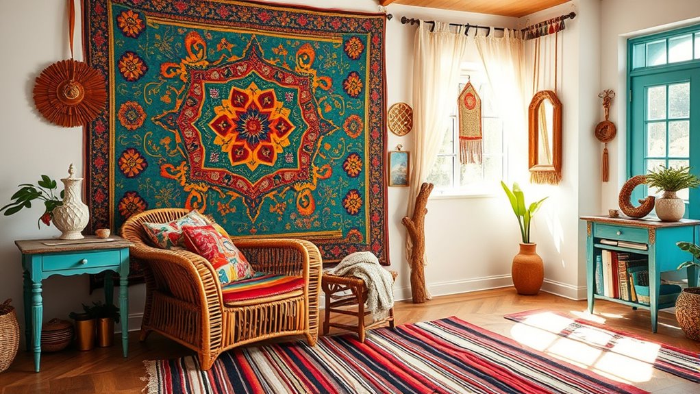 create vibrant contrasting interiors