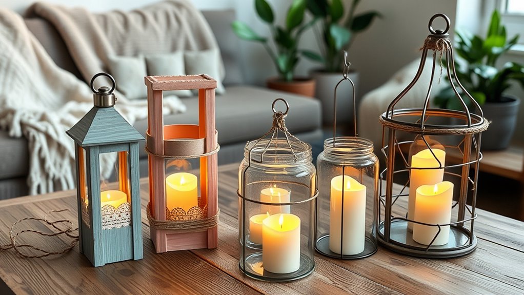 creative diy candle decor