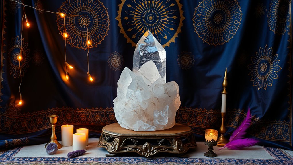 crystals enhance spiritual ambiance