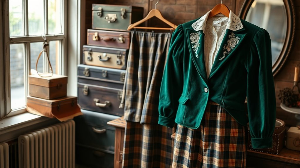 curate a unique vintage wardrobe