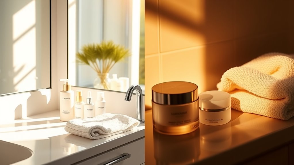 day and night skincare routines