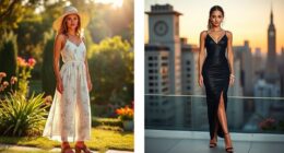 day to night outfit transformation
