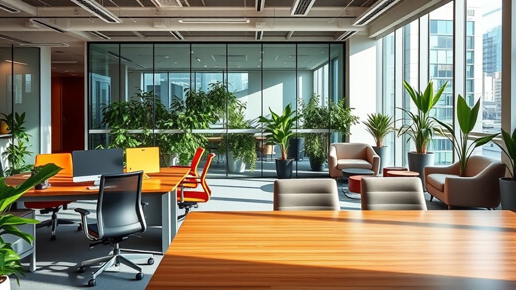 designated collaborative and quiet areas