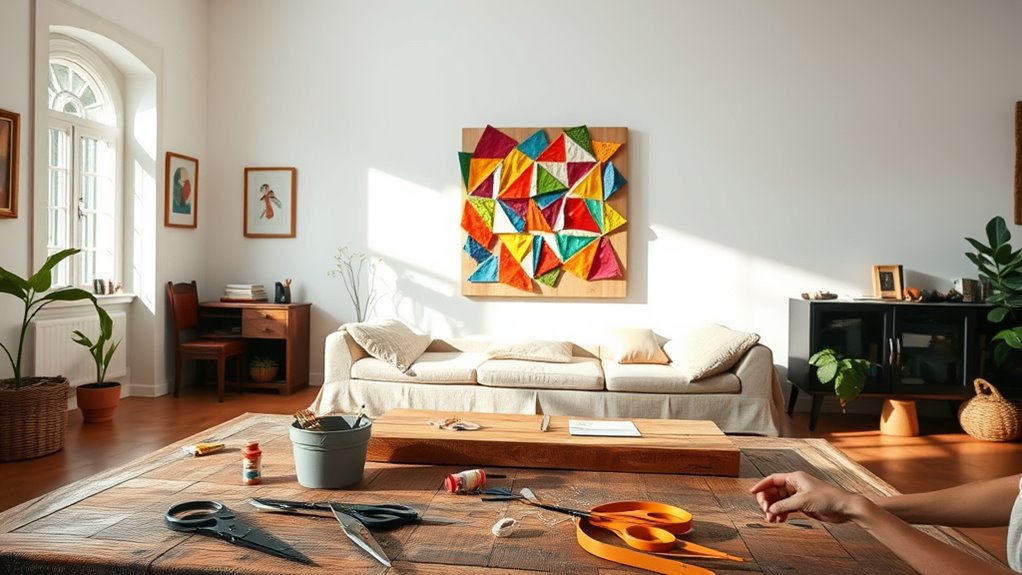 diy eco friendly personalized wall art