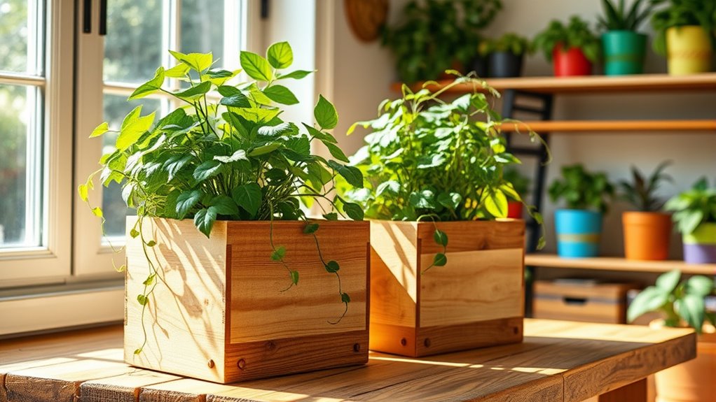 diy personalized indoor planters
