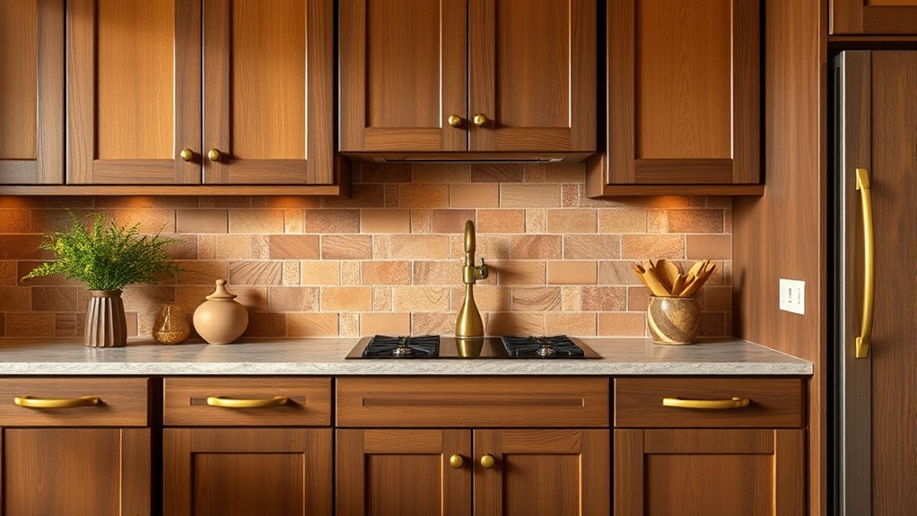 earthy textured wood finishes