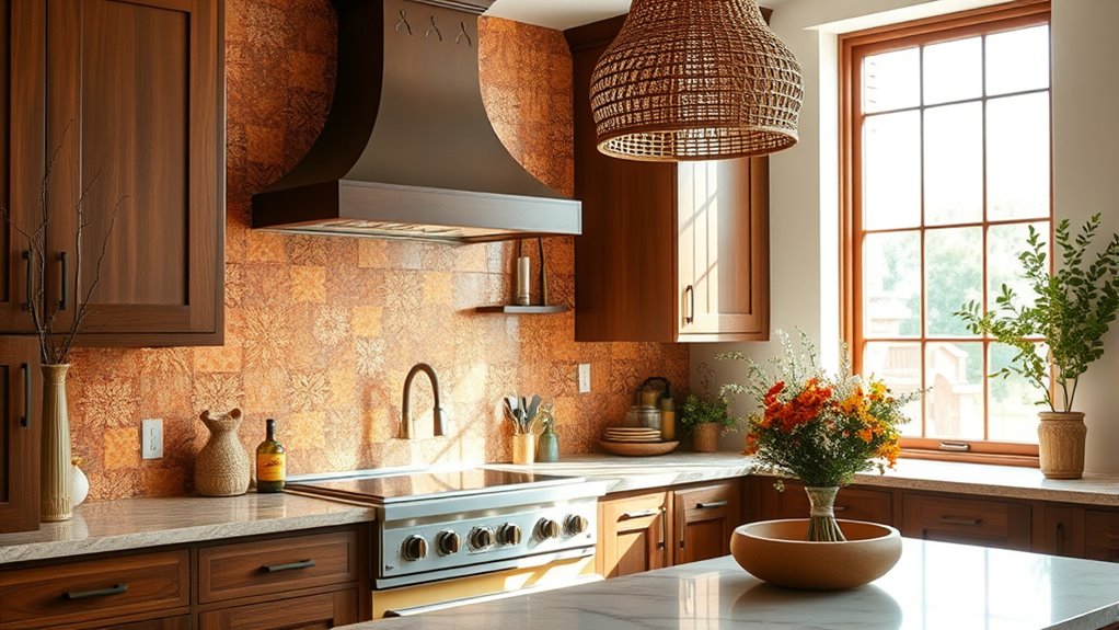 earthy vibrant hardware choices