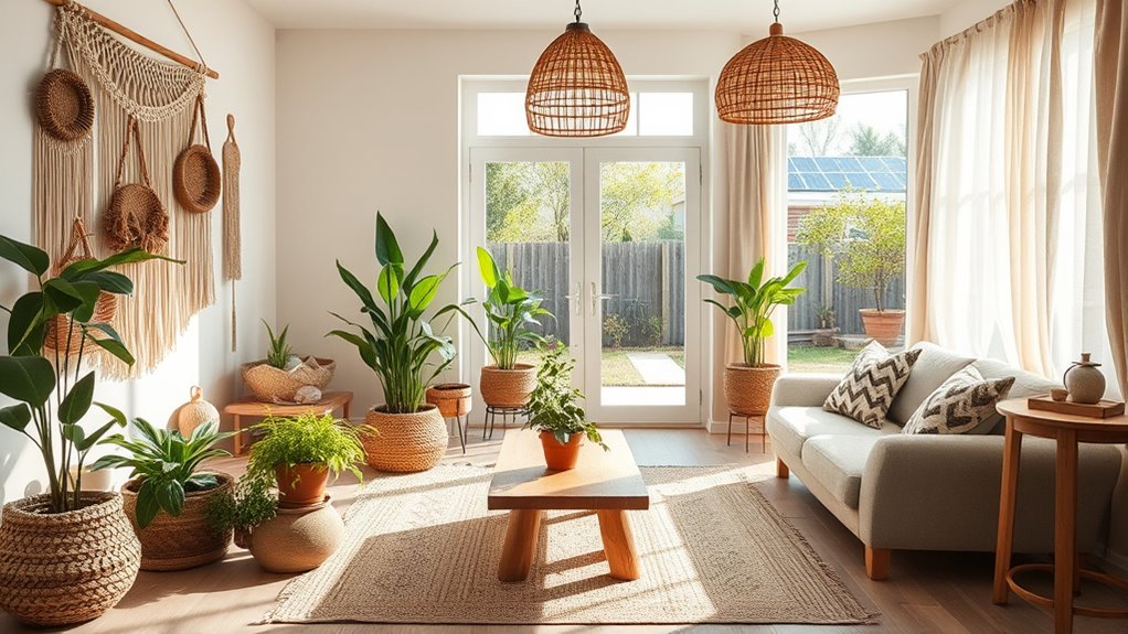 eco friendly boho home decor