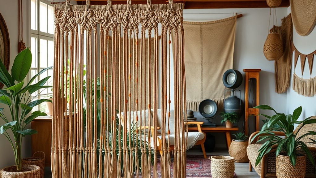 eco friendly boho room dividers