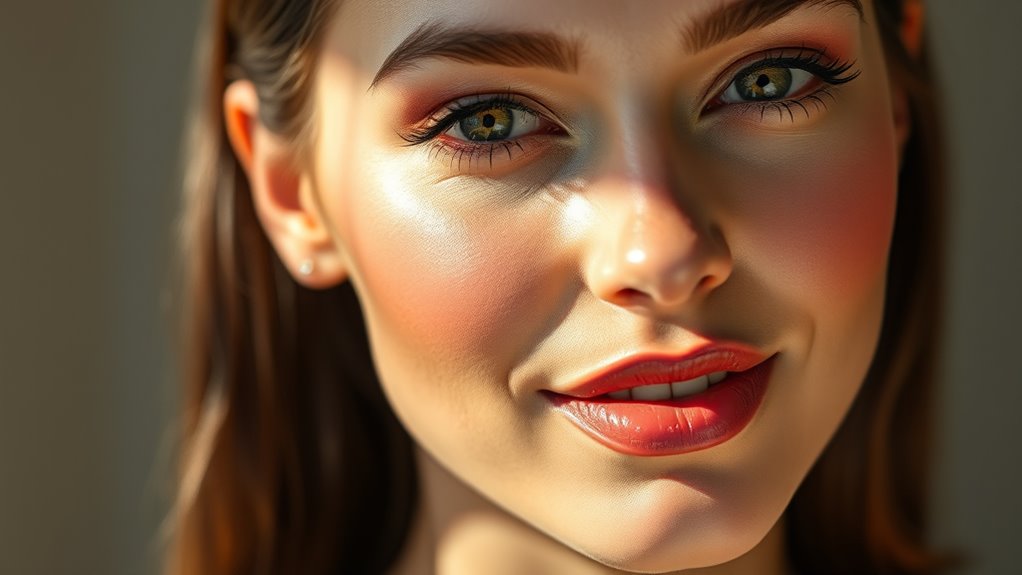 enhance cheekbones with bronzer