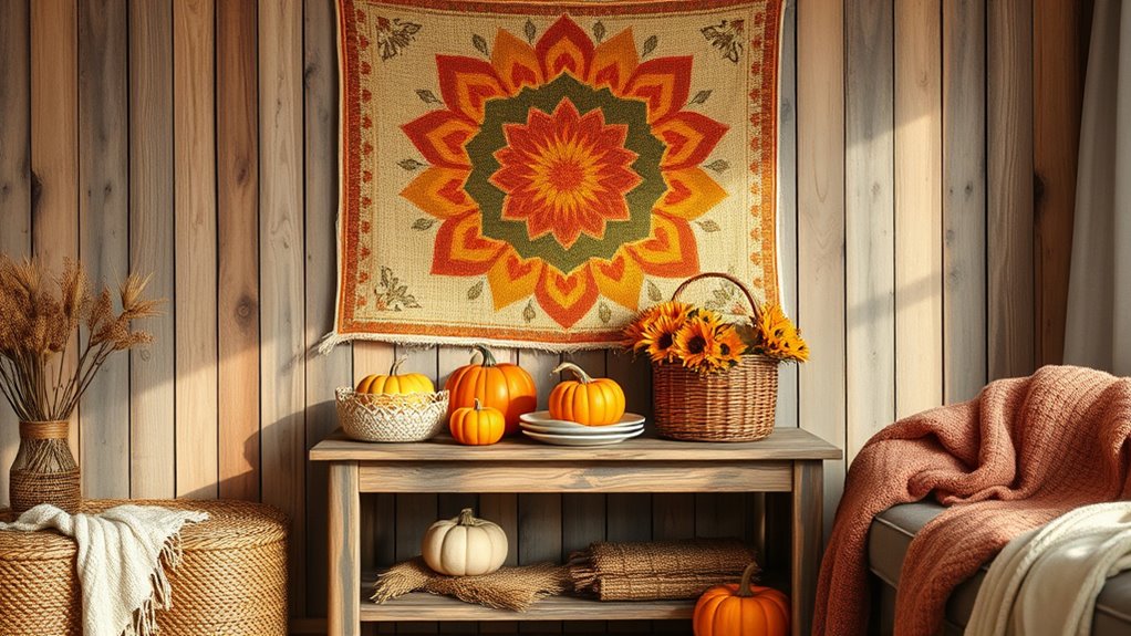 fall inspired cozy decor