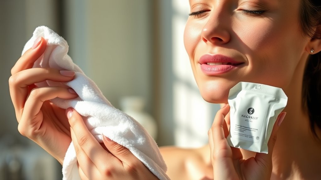 gentle makeup removal routine