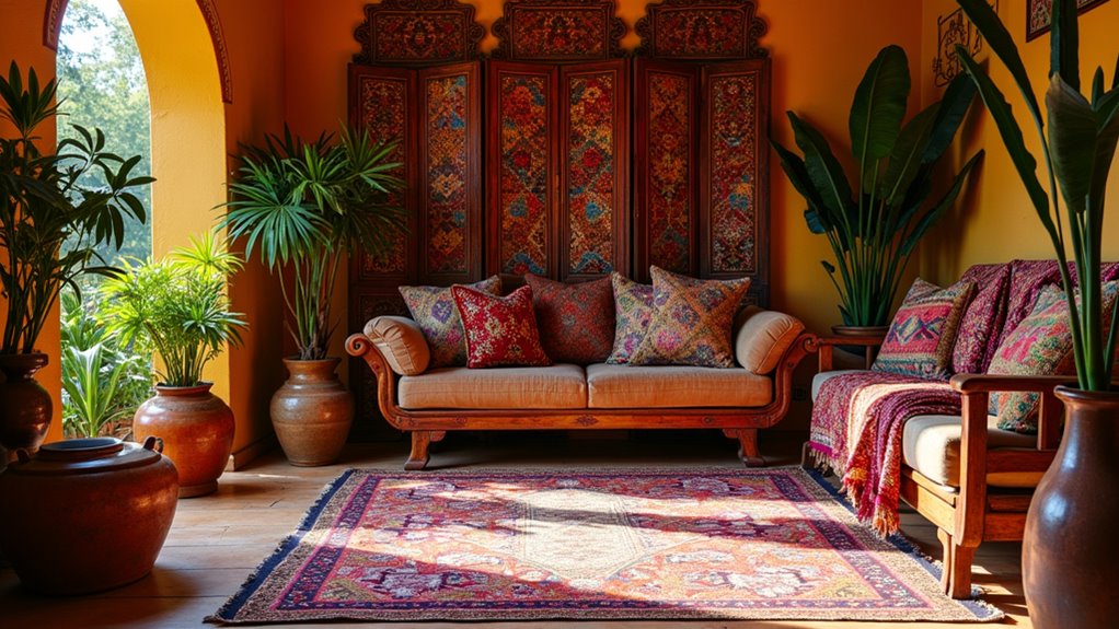 global boho interior styles