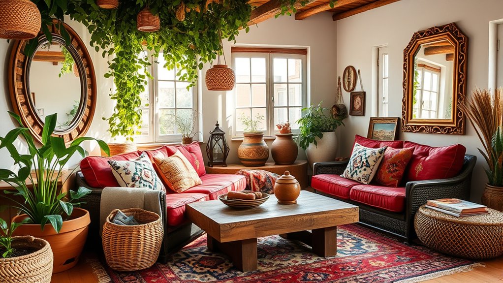greenery mirrors global accents