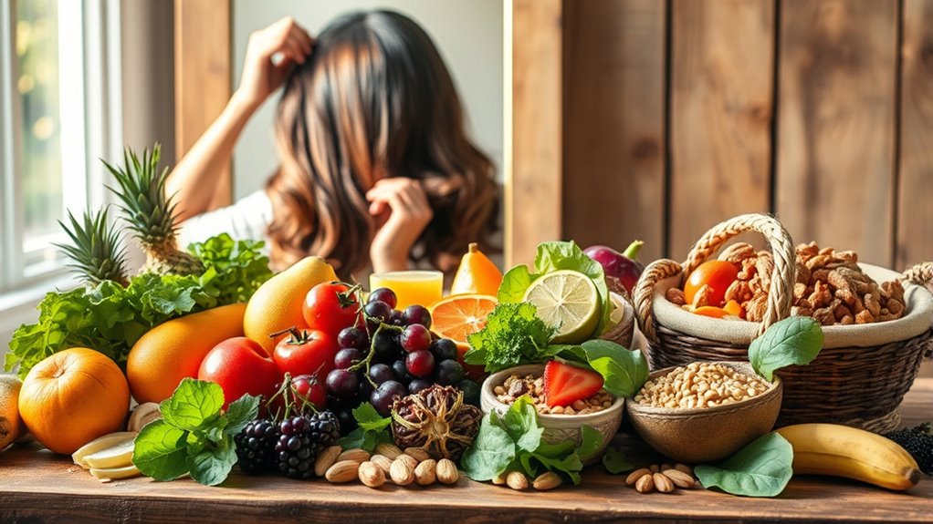 healthy hair through lifestyle