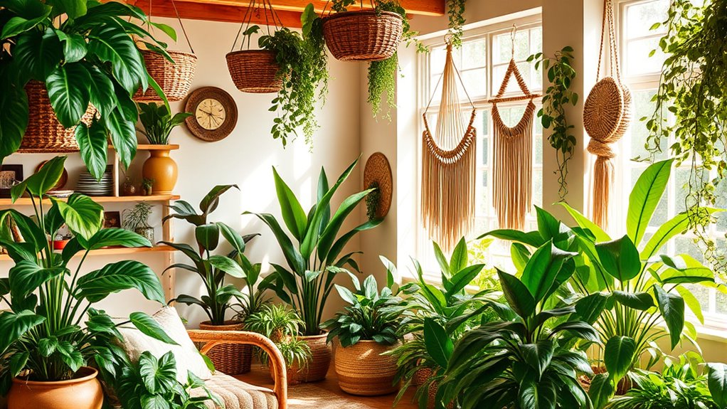 indoor jungle plant selection