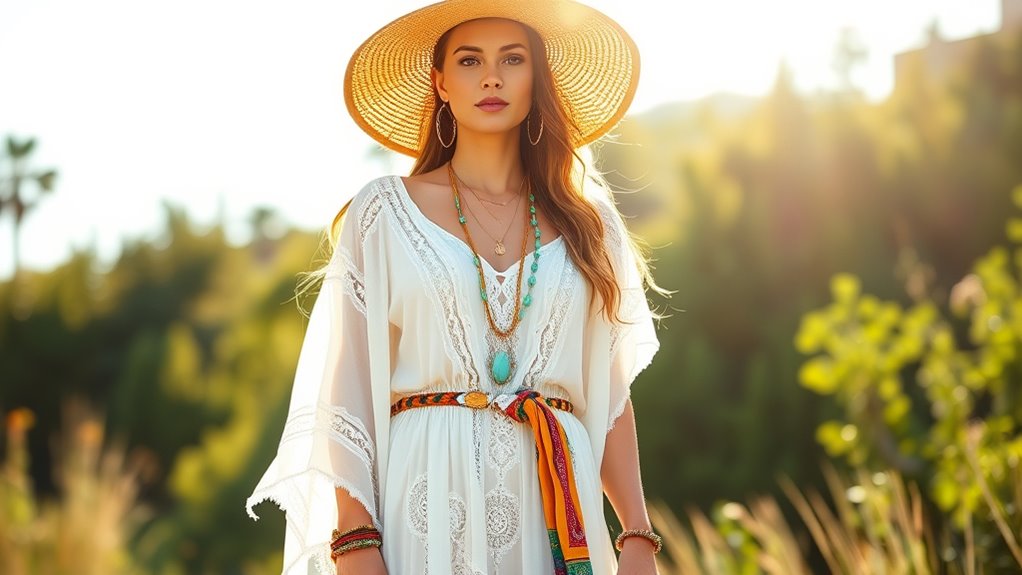 layered boho statement jewelry