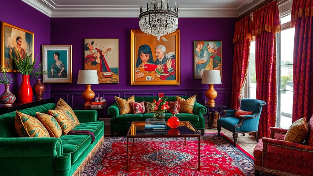 layered bold color harmony