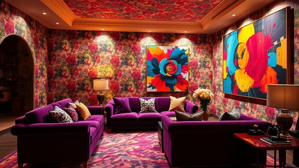 layered colorful lighting effects