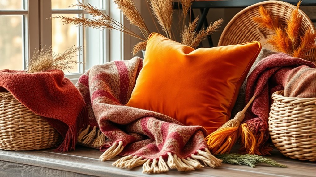 layered cozy textured accents
