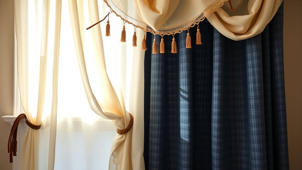 layered curtain design tips