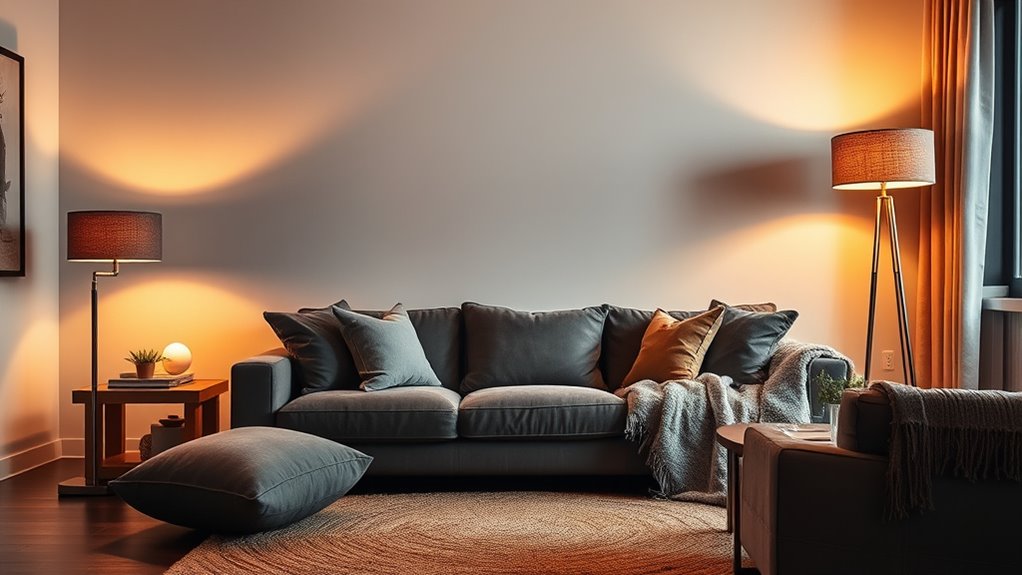 layered lighting and textures
