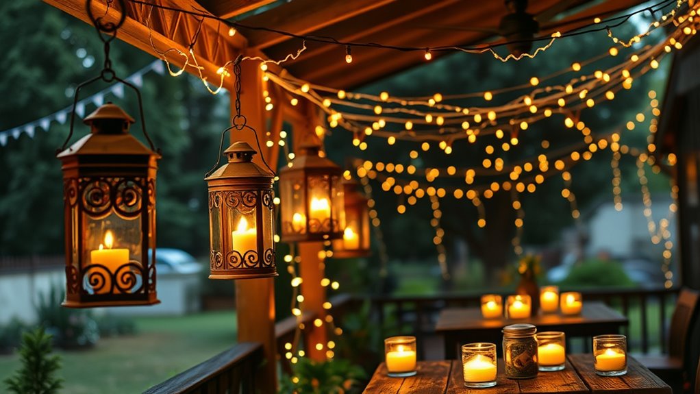 layered lighting creates ambiance