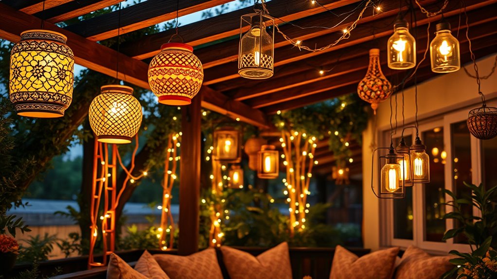 layered lighting for ambiance