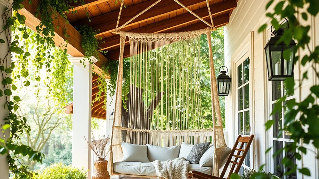 layered natural boho decor