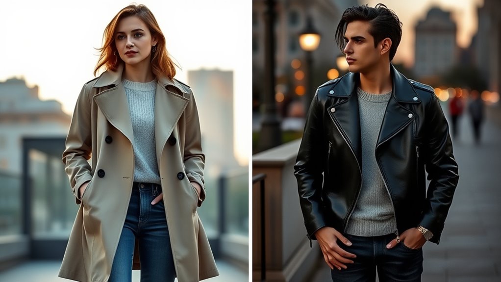 layered outerwear versatility