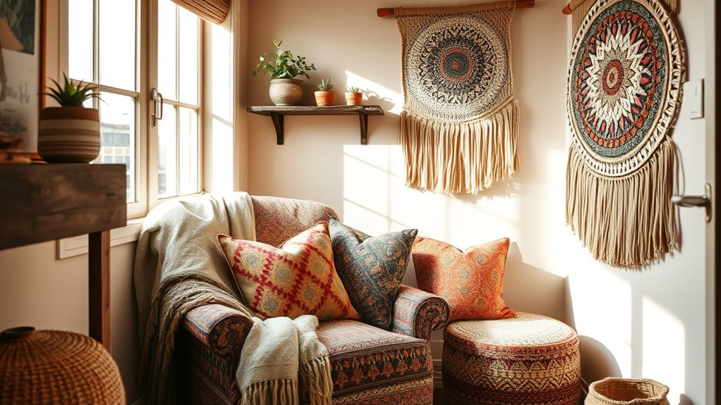 layered textiles and patterns