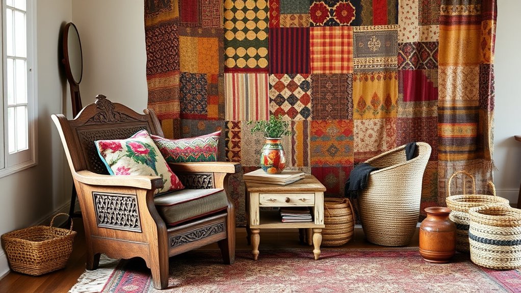 layered textures and patterns
