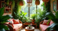 lush indoor plant decor