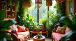 lush indoor plant decor