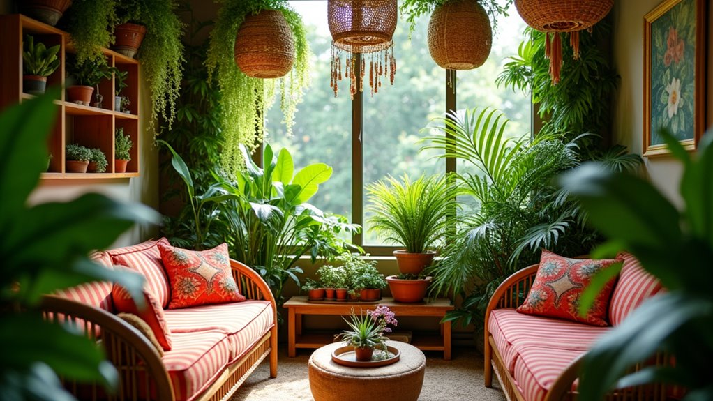 lush indoor plant decor