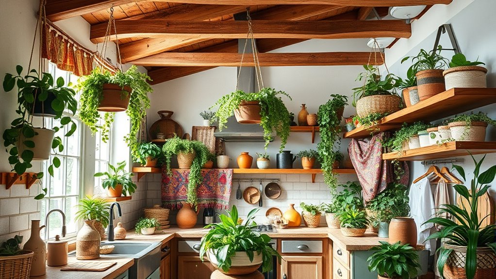 lush indoor plant displays