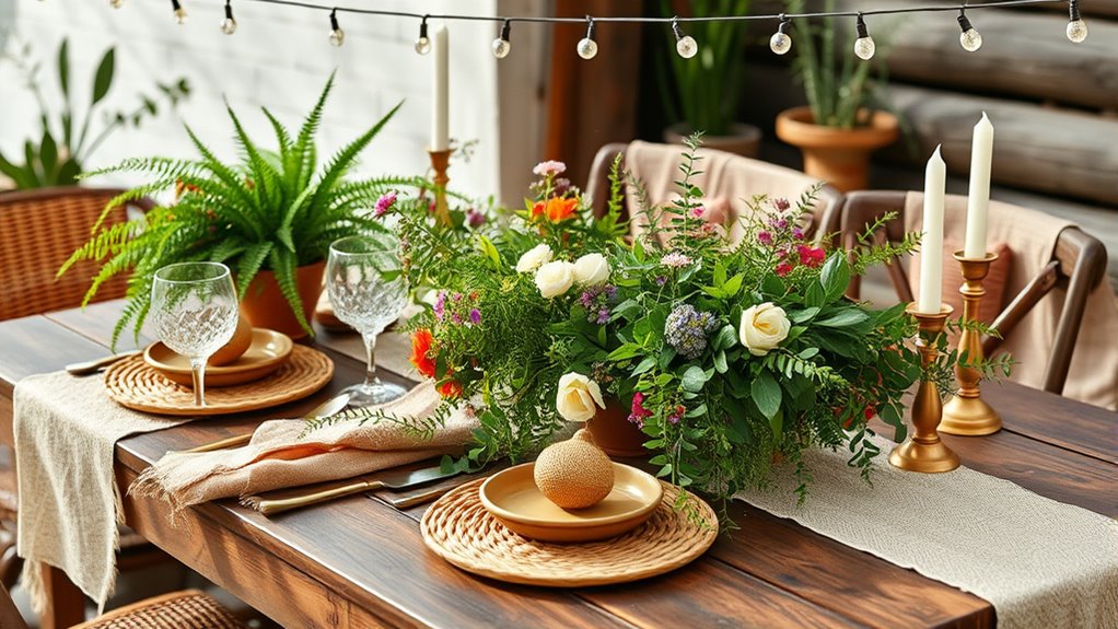 lush natural eclectic decor