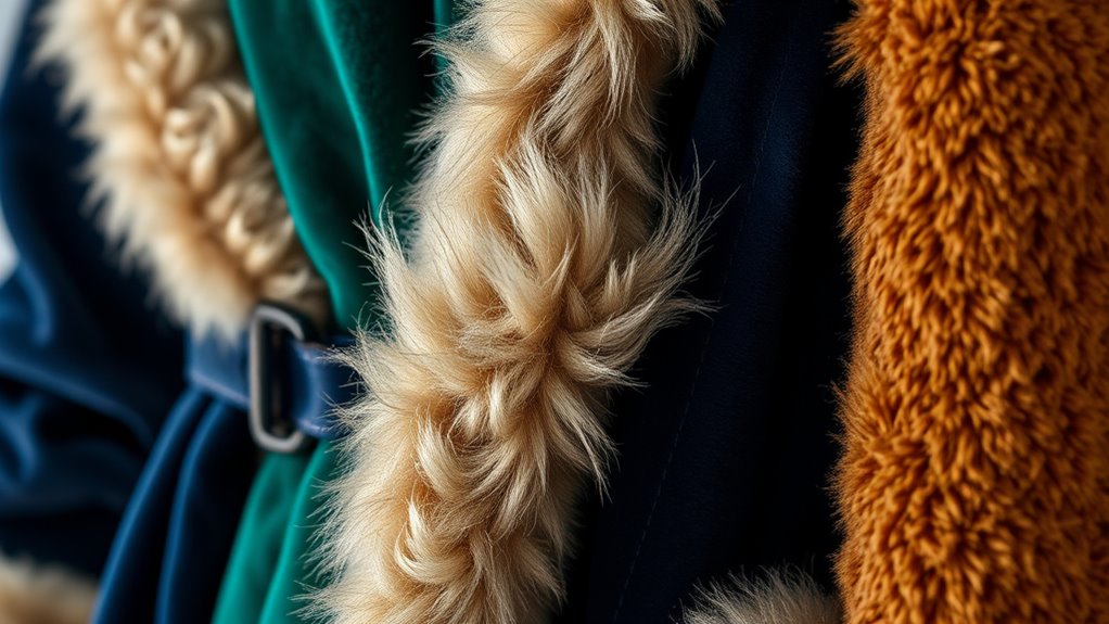 luxurious cozy winter textures