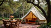 luxury outdoor camping style