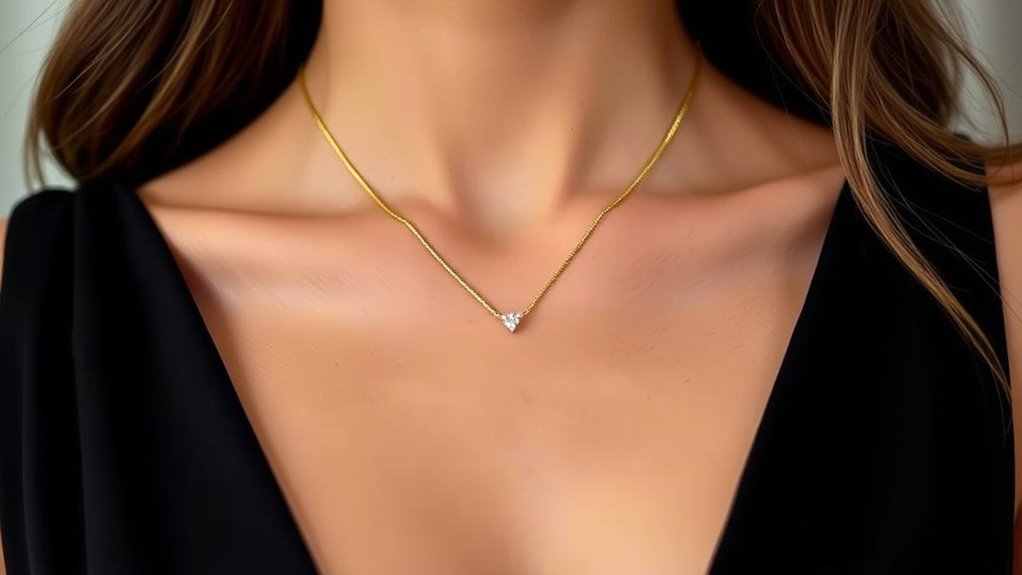 matching accessories to necklines