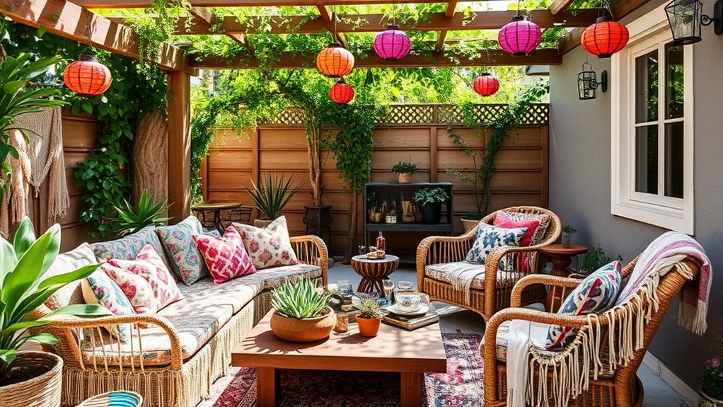 maximize small outdoor comfort
