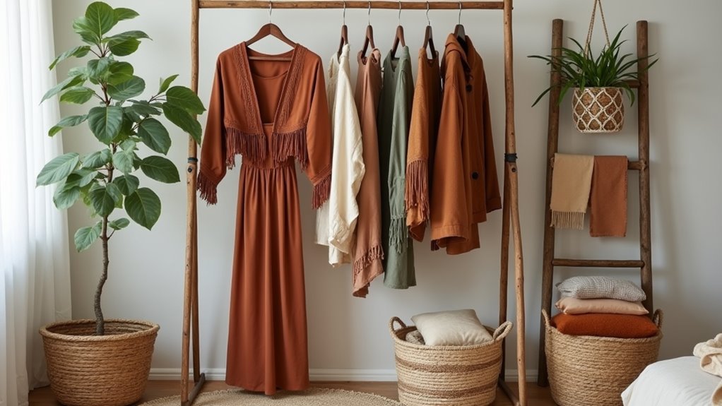 minimalist bohemian wardrobe