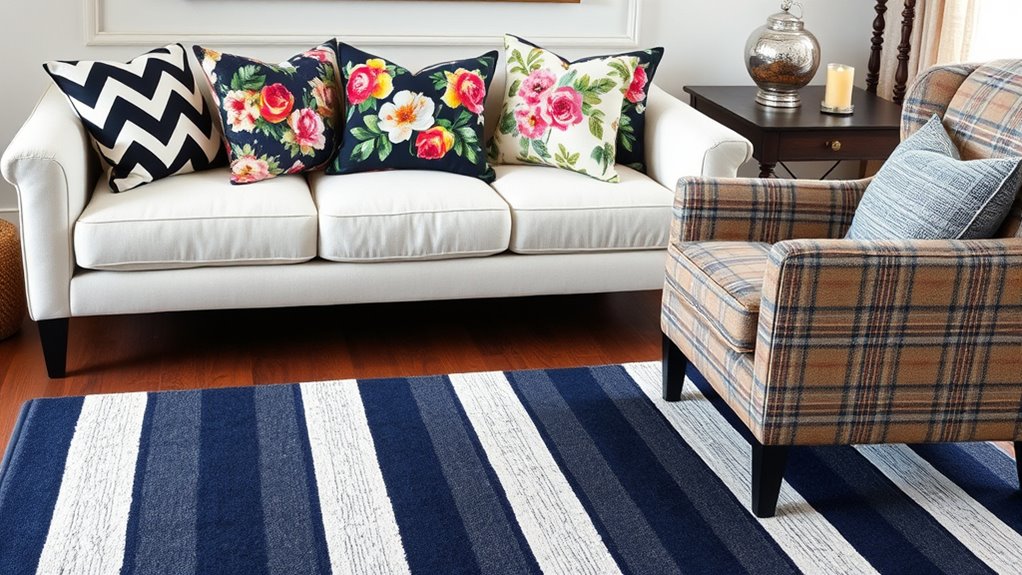 mix patterns for visual interest